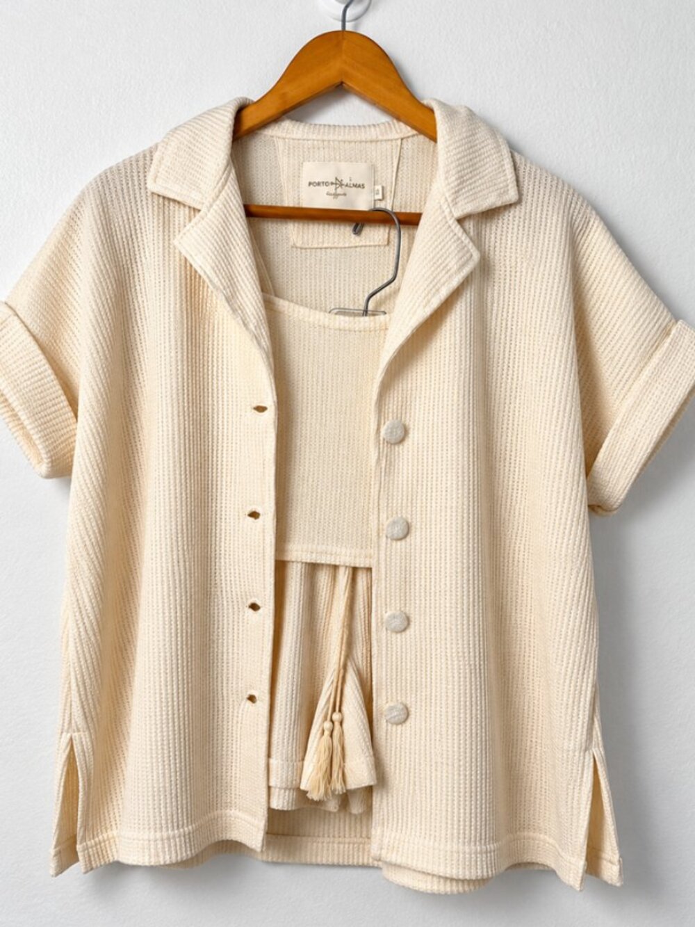 Porto D’Almas Cartagena 3-Pc Waffle Knit Resort Set XS
